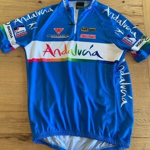 Inverse Andalusia 2012 Team Cycle Jersey Short Sleeve Blue Women’s‎ XL Preloved